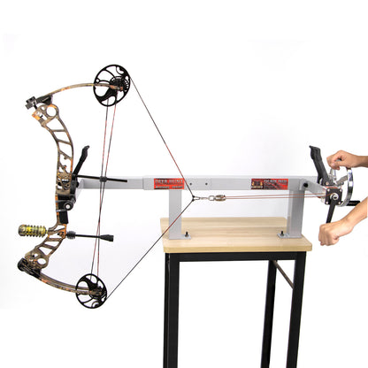 High-Performance Bow Press Crossbow Press - Professional Tool for Compound Bow Adjustment and Maintenance（Bow Press+Archery Draw Board）