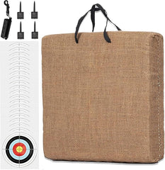 SF Backyard Archery Target | Comes with 20 Archery Paper Targets + Arrow Puller + Fixing Pins | Suitable for Beginners and Adults Outdoor Shooting Practice