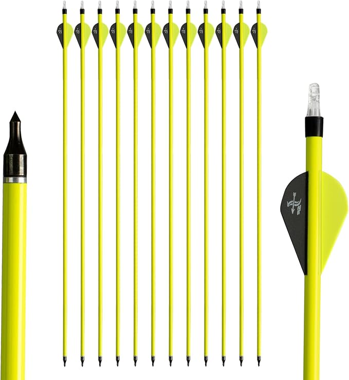 SF 28 30" Carbon Arrow Practice Arrow Spine 500 for Recurve Bows (Pack of 12)