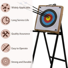 SF Backyard Archery Target | Comes with 20 Archery Paper Targets + Arrow Puller + Fixing Pins | Suitable for Beginners and Adults Outdoor Shooting Practice
