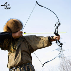 Ensemble arc classique démontable SF 56" et flèches, arcs d'entraînement avec branches et contremarche en alliage d'aluminium pour adultes, jeunes et débutants - Droitier 40-55 lb